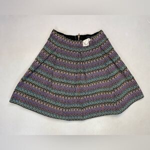 English Rose Flare Skirt Women Medium Multicolor NWT